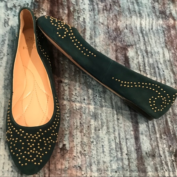 Isola Shoes - ISOLA Green Gold Flats Women’s Slip On Shoes Sz 6